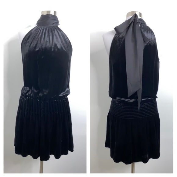 Ramy Brook Paige Velvet Dress Size Small EUC - Picture 5 of 12